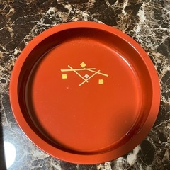 【無料】漆器　うるし　天然木　おぼん2つの画像