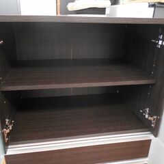♪ニトリ 小さい食器棚 フォルム NSK1260 キッチンボード キャビネット♪の画像