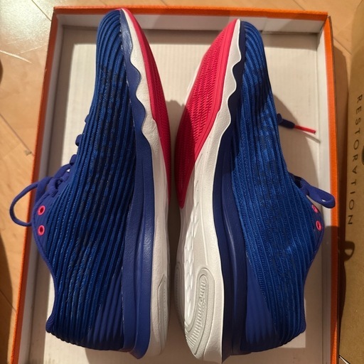 MIZUNO ミズノ ランニングシューズ ウェーブシャドウ WAVE SHADOW 24.5cm 青 ミズノエナジー