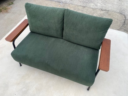 No.m233 コーデュロイ生地のコンパクトソファ ニトリ GC03