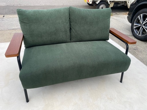 No.m233 コーデュロイ生地のコンパクトソファ ニトリ GC03