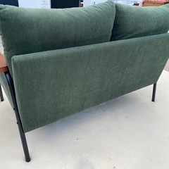 No.m233 コーデュロイ生地のコンパクトソファ ニトリ GC03の画像