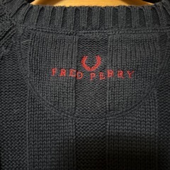 FREDPERRYセーター古着状態良の画像