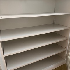 シューズボックス 白美品の画像