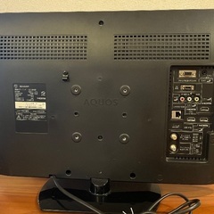 SHARP AQUOSテレビ 24インチの画像