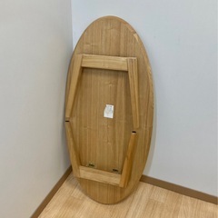木製　折りたたみローテーブルの画像