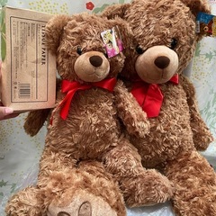 新品！くまさんぬいぐるみ、テディーベアー、人形の画像