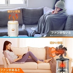 ストーブファン　新品の画像