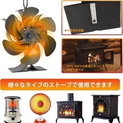 ストーブファン　新品の画像
