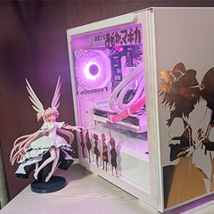 【ピンク×ホワイト/まどマギMOD PC】ゲーミングPCの画像