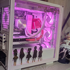 【ピンク×ホワイト/まどマギMOD PC】ゲーミングPCの画像