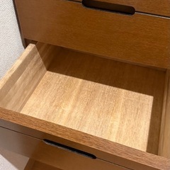 アンティーク大塚家具　収納棚　収納タンス　6段引き出しタンス　木製箪笥の画像