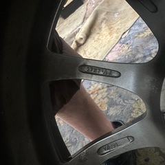 バリ目タイヤ付きホイールの画像