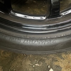 バリ目タイヤ付きホイールの画像