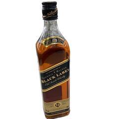 186000 Johnnie Walker　ジョニーウォーカー　ブラックラベル　12年　黒キャップ [0000000002310]の画像