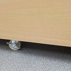 3段 木製 チェスト 幅80.5㎝ 高さ85㎝ キャスター付き ナチュラル 衣類収納 箪笥 タンス 西岡店の画像