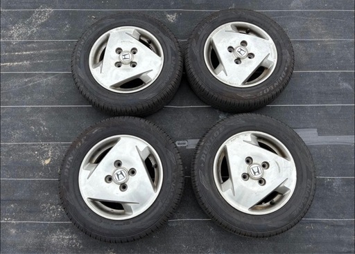 HONDA バモス タイヤ 純正アルミホイール　13インチ