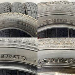 BS BRIDGESTONE BLIZZAK VRX 165/65R15 15インチ スタッドレス 4本 20～21年製 タフト デリカD:2ハイブリッド等　(STN033)の画像