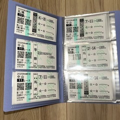 #JRA #競馬 レース #馬券 指定席章 複数枚まとめ売りの画像