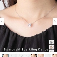 swarovski ネックレスの画像