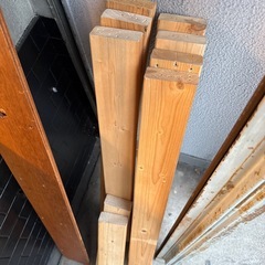【無料/2×4材など木材一式差し上げます】の画像