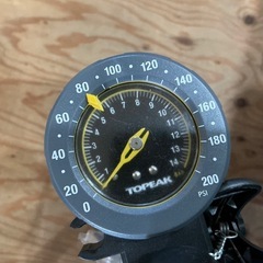 空気入れ🫧自転車用🚴‍♂️TOPEAKフロアポンプJoeBlowHPXトピークジョーブロー黄色黒の画像