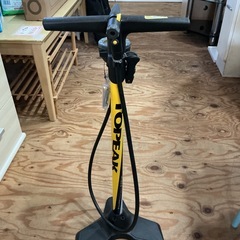 空気入れ🫧自転車用🚴‍♂️TOPEAKフロアポンプJoeBlowHPXトピークジョーブロー黄色黒の画像
