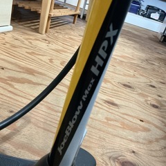 空気入れ🫧自転車用🚴‍♂️TOPEAKフロアポンプJoeBlowHPXトピークジョーブロー黄色黒の画像