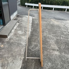 ★無印良品 スチールハンガーミラー★姿見 スタンドミラー★の画像