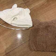 くまさん帽子　おくるみ　スリーパー　肌着まとめ売りの画像