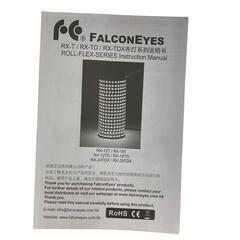 186000 美品 Falconeyes ファルコンアイズ LEDライト 照明ライト  RX-18TD  アウトドア撮影 定常光 撮影ビデオライト タッチ式調整 ACアダプター付き 映画制作 [251006HM110311]の画像