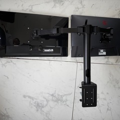 【引渡限定】モニター×2、アームセットの画像