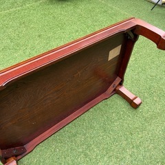 【昭和レトロ】幅118cm ローテーブル アンティーク 座卓 ちゃぶ台　和室　ビンテージ　和風の画像