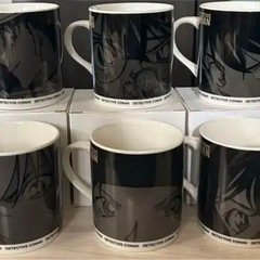名探偵コナン モノクロマグカップ 怪盗キッド 赤井秀一 世良真純 安室透 工藤新一 江戸川コナン の画像