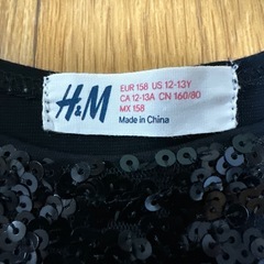 H&M キッズフォーマルワンピース　の画像