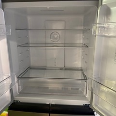 ★美品★MAXZEN JR362HM01SV 冷蔵庫 362L 観音開き 2段式 大容量 霜取り不要 自動霜取り スリム ファン式 の画像