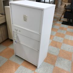 【ジャングルジャングル石川金沢店】  食器棚 ホワイト W60×D40×H100 クリーニング済み												の画像