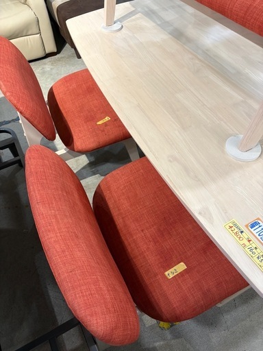 配送可【ニトリ】【ダイニングセット】テーブル+ベンチ+チェア2つ★ クリーニング済 【管理番号11310】桒