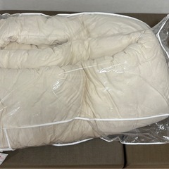 綿100% 掛け布団　高品質　加重布団　安眠　シングルロングサイズの画像