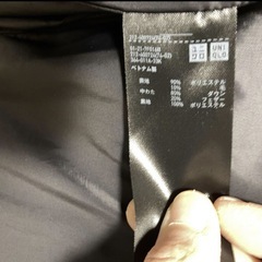 ユニクロ　ダウンジャケット　黒　Lサイズの画像