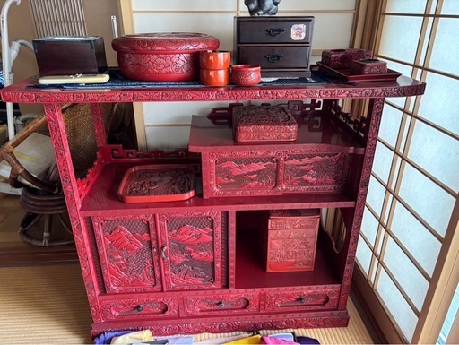 村上木彫堆朱や骨董品、古美術品など