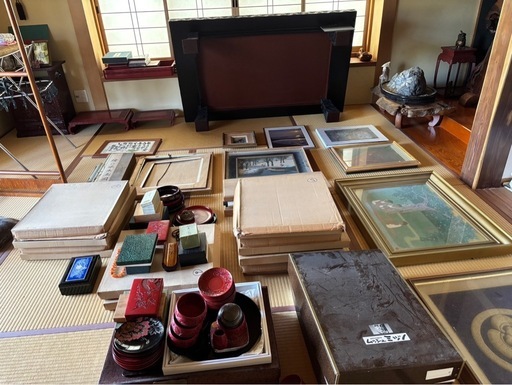 村上木彫堆朱や骨董品、古美術品など