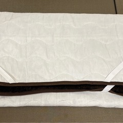 極暖　ふわふわ敷きパッド&布団カバー　防寒対策　EMOORヒートプラス  2点の画像