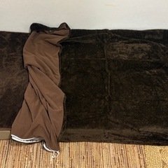 極暖　ふわふわ敷きパッド&布団カバー　防寒対策　EMOORヒートプラス  2点の画像