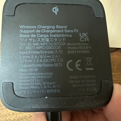 Amazon basic ワイヤレス充電器 USB-C付属なし 動作確認済の画像