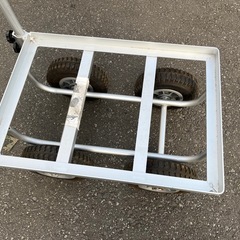 山善 アルミ ハウスカー YDM-HAL100 コンテナ運搬 台車 耐荷重100Kg 中古品 ④の画像