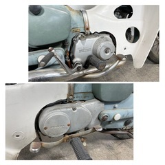 ホンダ 行灯カブ C50 レストアベース 部品取り エンジン始動 カブ カモメ 旧車の画像