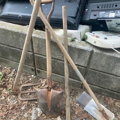くわ、スコップ4点の画像