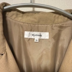 Mystrada トレンチワンピース　ベージュ　マイストラーダの画像