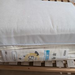 ニトリ 羊毛敷きパッド シングル 100×210cm ウール50% 2枚 (1枚からもOK)の画像